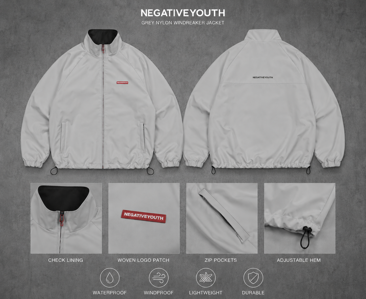 NEGATIVEYOUTH NYLON JACKET