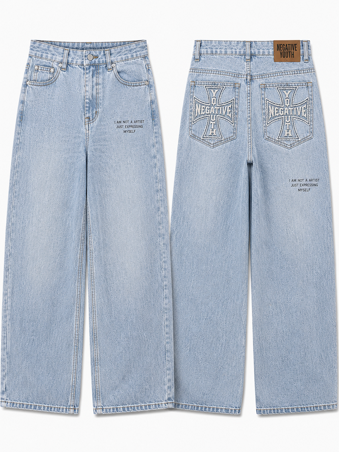 "I AM NOT A ARTIST" JEANS